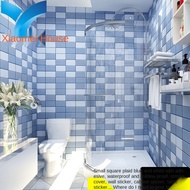 /Sellingwallpaper Mosaic Self-Adhesive Bathroom Toilet Sticker Waterproof Wall Tile Oil-Proof Wallpa