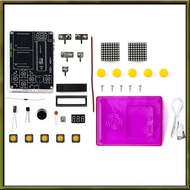 DIY 51 Single-Chip Game Pixel Game Console Production Kit DIY Welding Training Electronic Purpler Sh