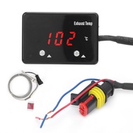 EGT Meter  Exhaust Gas Temp Gauge Dustproof Digital Display for 12V Vehicle