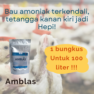 Bubuk penghilang bau amoniak amonia kandang ayam kambing sapi dan pengering sekam - AMBLAS