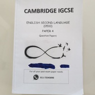 New - Cambridge IGCSE - English Second Language (0510) Paper 4 Question papers