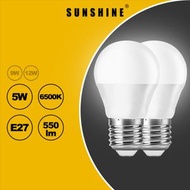 LED燈膽 5W / E27大螺頭 / 白光6500K [2件優惠裝] LED燈泡 | LED球膽 | LED球泡 (LGT-5E27D-D)