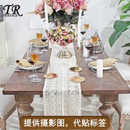 Classical Nordic ins Lace Dining Table Table Runner Woven Korean Table Runner Coffee Table Runner Fa