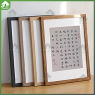 KTT Wooden Photo Frame 4R 5R 6R 8R A3 A4 Poster Frame Puzzle Photo Frame Outer Frame Custom Puzzle