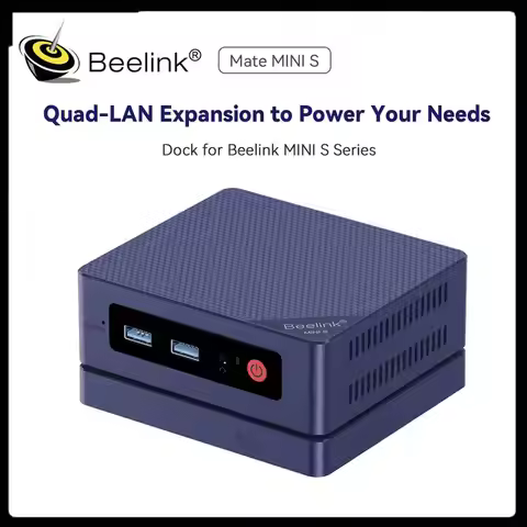 2025 Beelink Mate Mini S Docking Station for Beelink Mini S Series Mini S12 Pro Mini S13 Mini PC USB