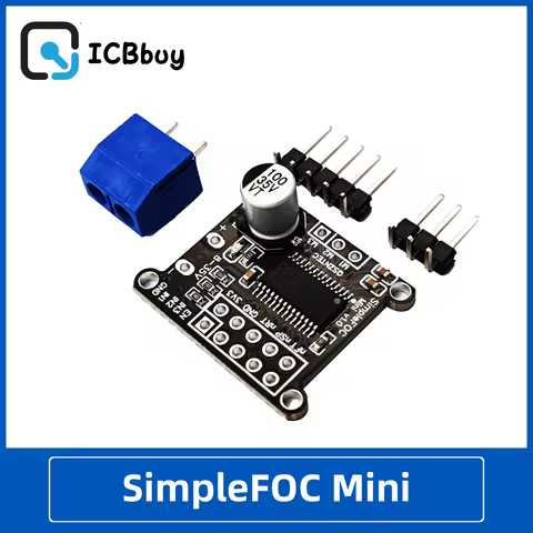 Simple FOCMini DRV8313 module DC Brushless Motor Driver Board FOC Control Driver SVPWM Control DC 8-