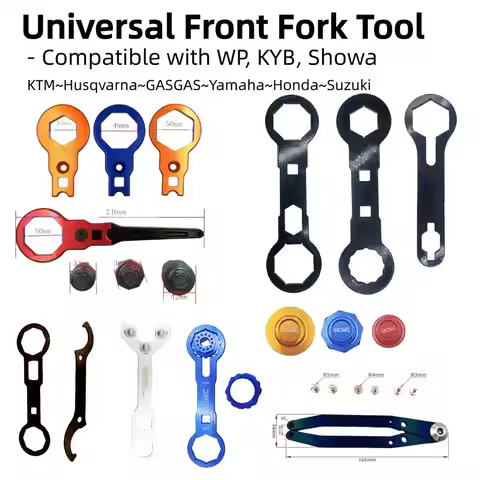 Professional Motorcycle Fork Rebuild Kit | Universal for WP KYB Showa Suspension | Includes Cap Wren