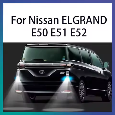 2pcs For Nissan ELGRAND Reversing Light E50 E51 E52 High Bright LED Car Auxiliary Bulbs Back wave li