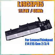 L19C3PD5 Laptop Battery for Lenovo ThinkPad E14 E15 Gen2/3 5B10X02603 SB10X02597 SB10X02591 5B10X026