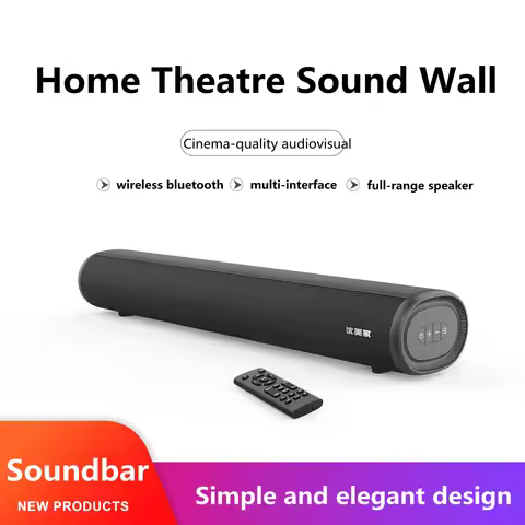 60W Bluetooth Speakers High Value Sound Bar Home Theatre Projector Echo Wall Living Room TV Sound Su