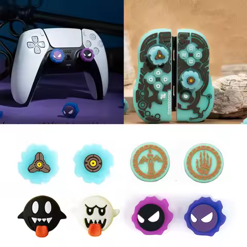 Luminous Silicone Thumb Stick Grip Cap Cover For Nintendo Switch Oled NS Lite For Sony PS5 PS4 Pro P