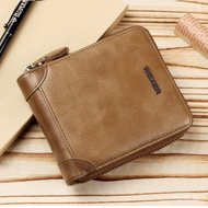 Zip Wallet Small Short Coin Wallet Card Wallet for Men A4BV
