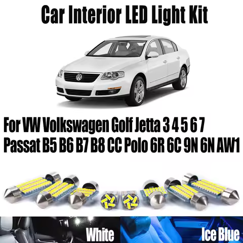 For VW Volkswagen Golf Jetta 3 4 5 6 7 Passat B5 B6 B7 B8 CC Polo 6R 6C 9N 6N AW1 Car Accessories LE