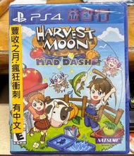 『台南益智行』PS4 豐收之月 瘋狂衝刺 HARVEST MOON 有中文 全新出清