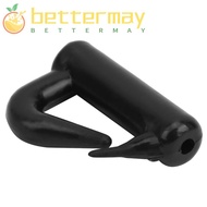 BETTER-MAYSHOW 200PCS Clevis Snaps, Plastic Lightweight Rotating Snaps, Portable 13mm Black Spinner 