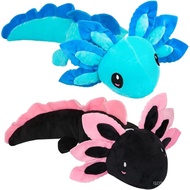 Axolotl Plush Toy,14" Axolotl Stuffed Animal,Salamander Axolotl Plush Doll Gifts for Boys Girls Birt