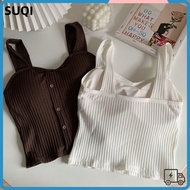 Lucky-Suqi Summer Tank Tops - Casual Loose Y2K Style Sleeveless Tops for Women