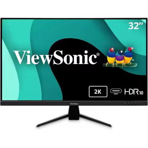 VX3267U-2K 32 Inch 1440p Monitor, IPS Display with 65W USB-C and HDR10 for Ultimate Home Entertainme