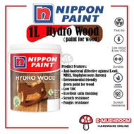 1L Nippon Paint Hydro Wood / Cat Varnish Asas Air Anti Calar