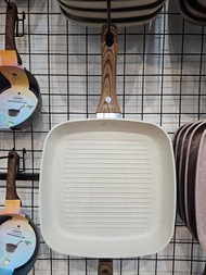 Pero Biogranite Grill Pan 26.5cm Nonstick / Wajan Panggang Serbaguna Anti Lengket