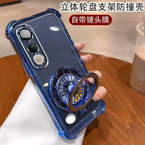 For VIVO V50 V40 LITE Case Luxury Electroplating Transparent Silicone Skin-friendly TPU Case For VIV