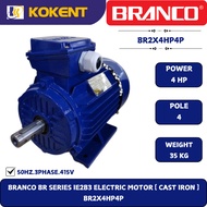 BRANCO BR SERIES IE2B3 ELECTRIC MOTOR [ CAST IRON ]  BR2X4HP4P