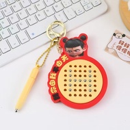 Nezha Magnetic Steel Ball Drawing Board Decompression Toy Keychain Cartoon Interesting Capibara Nezh
