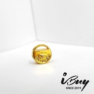 IBUY 916 Hard Gold CC Bag Charm 0.27G 22K (916) 硬金 CC圆包