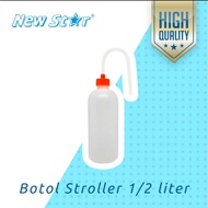 NEW STAR Hose Bottle 1/ 2 liters 0.5 liters 1 liter for refilling chicken drinking water. Bird water