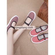 fairy shoes xes women shoes Kasut kain wanita gesper rata persegi persegi persegi