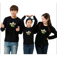 KATUN (UNIT PRICE) FAMILY CLOTHES FAMILY COUPLE PORORO LONG-SLEEVED T-SHIRT UK.S-XXL FAMILY T-SHIRT/