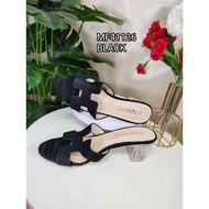 Korean Slides Slippers Chunky Block Heel Sandals for Women Noblesse