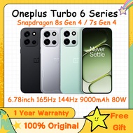 Oneplus Turbo 6 Snapdragon 8s Gen 4 / Oneplus Turbo 6V Snapdragon 7s Gen 4 | 6.78inch 165Hz / 144Hz 