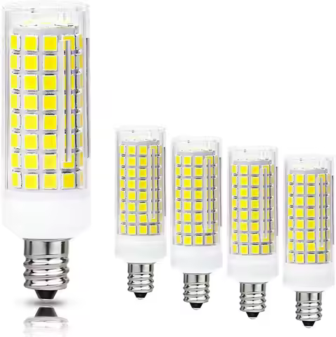 E12 Bulb LED Corn 5pcs 10W Dimmable E12 LED Corn Light Bulb Equivalent to 100w Halogen Bulb Incandes
