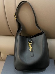 YSL 黑色hobo袋 水桶包 YSL手袋