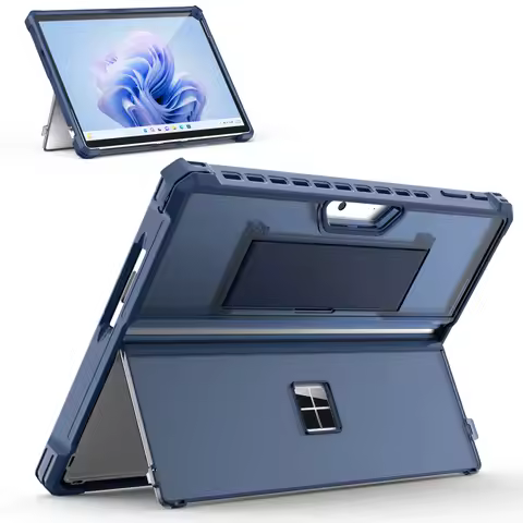 Case for Microsoft Surface Pro 11, Surface Pro 10, Surface Pro 9 13 Inch, All-in-One Rugged Cover wi