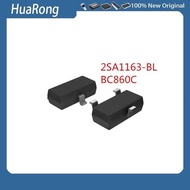 50 Pieces/Batch 2SA1163-BL 2SA1163 CL 120V BC860C 4GW 4GT 45V SOT-23
