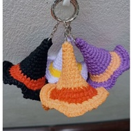 Wool Halloween Witch Hat - Witch Hat Keychain