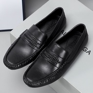 READYSTOCK MeowMe Men Business Shoes Formal Shoe PU Kasut Hitam SM511