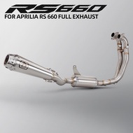 Arrow racing exhaust For Aprilia RS660 RS Tuono 660 2021-2024 Stainless Steel Motorcycle Exhaust