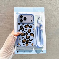 Leopard Brown Aesthetic Simple Casing Oppo Reno 15F A6X A6 Pro 14F A3X A5I A5 Pro A5 2025 Casing