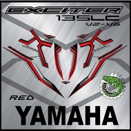 STICKER STRIPE MOTOR YAMAHA LC135 V2-V7  EXCITER (34) CUSTOM VIETNAM