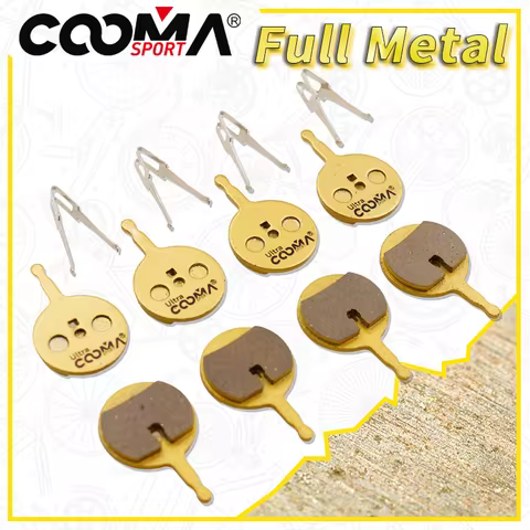 4 Pairs, Full Metal Bicycle Disc Brake Pads for AVID BB5, E-Bike, Giant, Merida Bike, Promax Calier,
