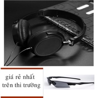 [HCM]Tai nghe chụp tai F10 đen (có thể gấp gọn)+ kính đi đường màu sắc ngẫu nhiên