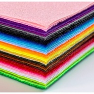 (SGReadystock) DIY Felt -Solid Color- 30cm X 30cm Crafting, Needlework, Fabric
