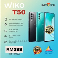 Promotion Wiko T50 | 6GB RAM | 128GB ROM | 40W Fast Charging Smart Phone