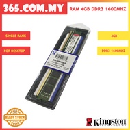 KINGSTON PC 4GB DDR3 1600MHZ