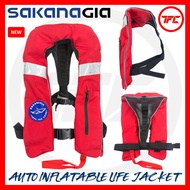 SakanaGia Inflatable Waist Life Jacket Automatic / Manual Safety Fishing Inflation SAKANA GIA Belt