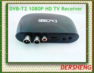 New DVB-T2 Tuner Receiver HD 1080P Satellite Decoder TV Tuner DVB T2 DVB  USB Built-in Russian Manual For Monitor Adapter TV Receivers