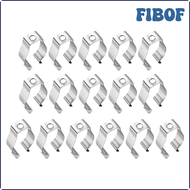 FIBOF 120Pcs T8 LED Light Bulbs U Clips Holder Fluorescent Tube Lamp Bracket GOBIF